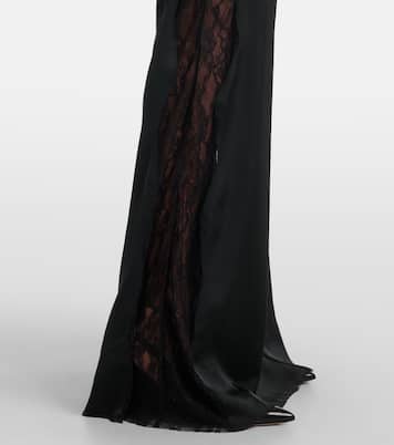 Robe longue en dentelle de soie | The New Arrivals Ilkyaz Ozel