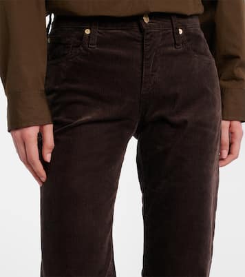 Calie Straight cotton-blend cordury flared pants | 7 For All Mankind