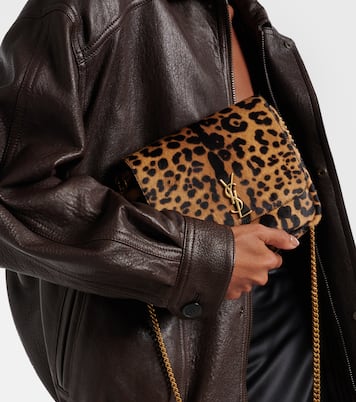 Kate Supple calf hair shoulder bag | Saint Laurent