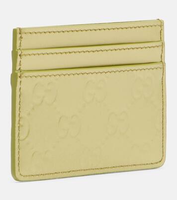 Tarjetero GG Emblem de piel | Gucci