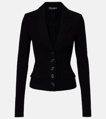 Giacca in canvas di misto lana | Dolce&Gabbana