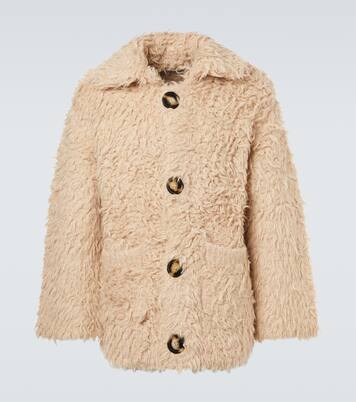 Textured alpaca-blend cardigan | Acne Studios