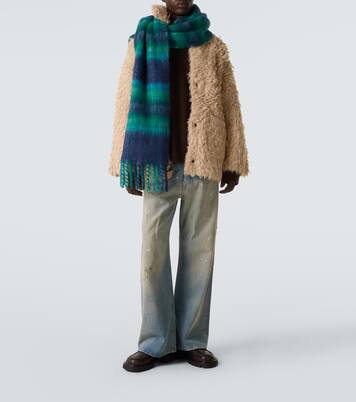 Textured alpaca-blend cardigan | Acne Studios