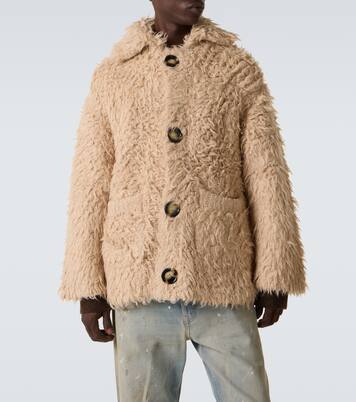 Textured alpaca-blend cardigan | Acne Studios