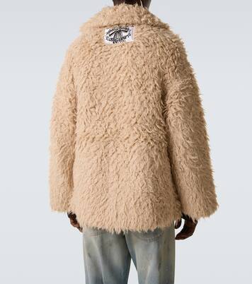 Textured alpaca-blend cardigan | Acne Studios