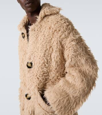 Textured alpaca-blend cardigan | Acne Studios