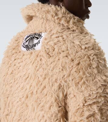 Textured alpaca-blend cardigan | Acne Studios