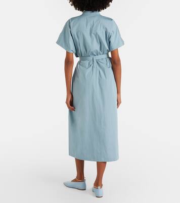 Hemdblusenkleid aus Baumwollpopeline | Jil Sander