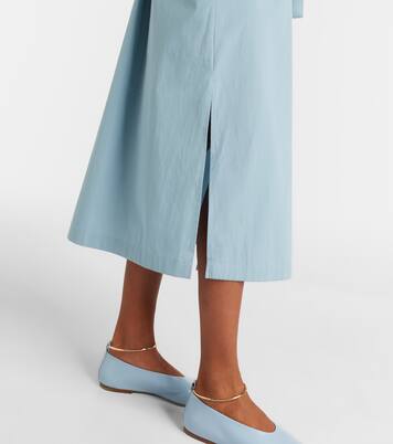 Hemdblusenkleid aus Baumwollpopeline | Jil Sander