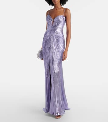 Robe bustier Sarah en soie mélangée | Maria Lucia Hohan