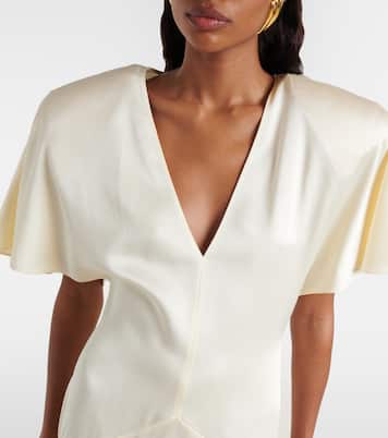 Satin midi dress | Stella McCartney