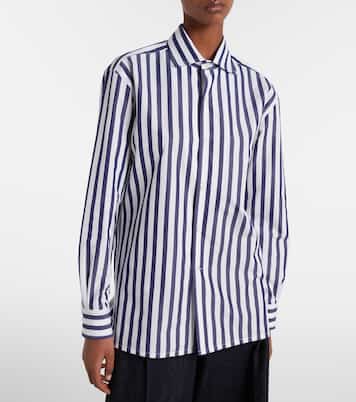 Striped cotton poplin shirt | Ralph Lauren Collection