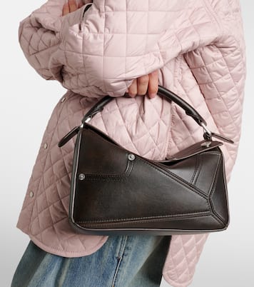 Puzzle Panta Small leather tote bag | Loewe