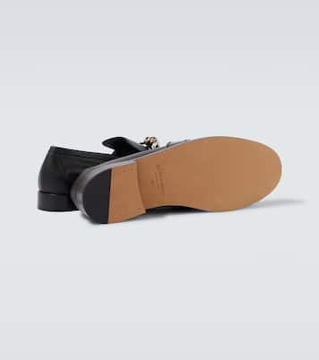 Astaire Knot leather loafers | Bottega Veneta