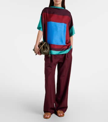 Pantoletten Petal Anagram aus Leder | Loewe