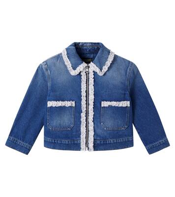 Veste en jean à dentelle | Dolce&Gabbana Kids