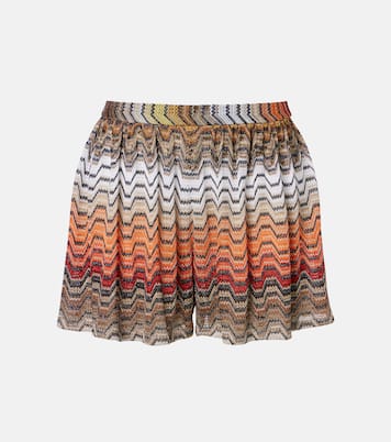 Wave lamé miniskirt | Missoni