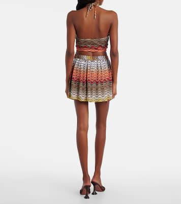 Wave lamé miniskirt | Missoni