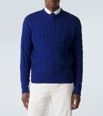 Cable-knit cotton sweater | Dunhill