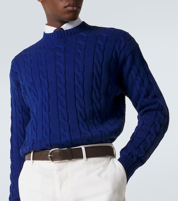 Cable-knit cotton sweater | Dunhill