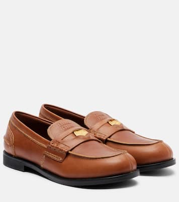 Loafers aus Leder | Miu Miu