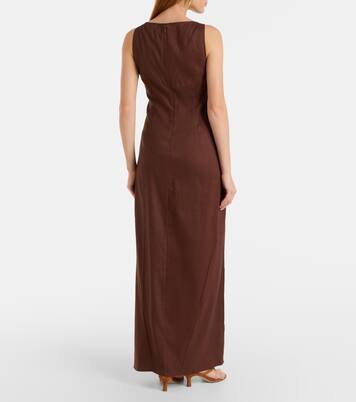 Maxikleid Costa aus einem Leinengemisch | Staud