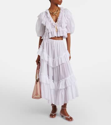 Cotton midi skirt | Chloé