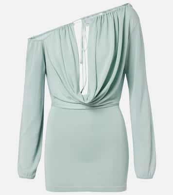 Sola asymmetric draped minidress | Aya Muse