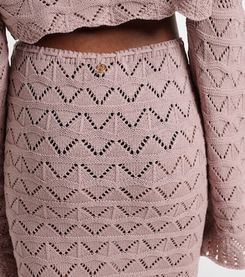 Maxirock Helena aus einem Baumwollgemisch | Bananhot