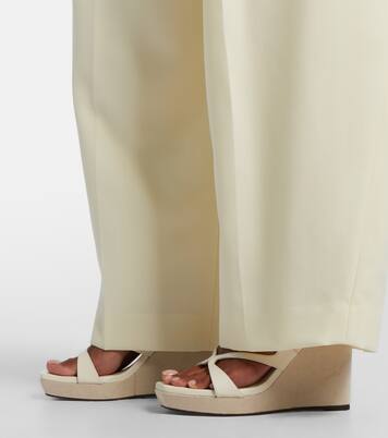 Sandales compensées Ayla en cuir | Jimmy Choo