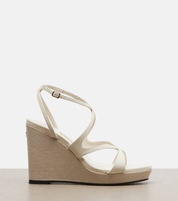 Sandales compensées Ayla en cuir | Jimmy Choo