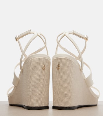 Sandales compensées Ayla en cuir | Jimmy Choo