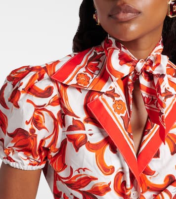 Majolica silk twill scarf  | Dolce&Gabbana