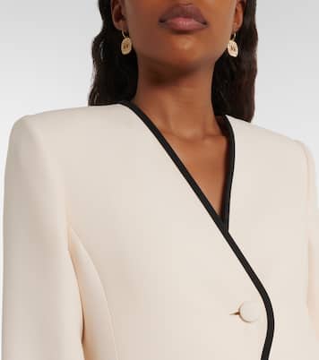 Crepe Couture scalloped jacket  | Valentino