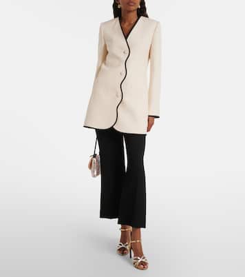 Crepe Couture scalloped jacket  | Valentino