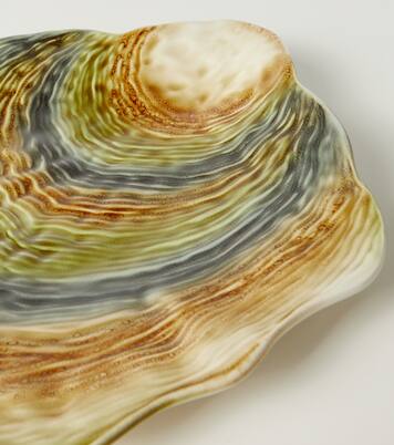 Oyster & Scallops set of 4 ceramic charger plates | Bordallo Pinheiro