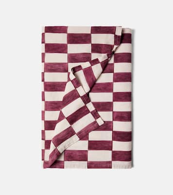 체크 리넨 테이블 커버 | Once Milano