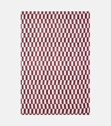 체크 리넨 테이블 커버 | Once Milano