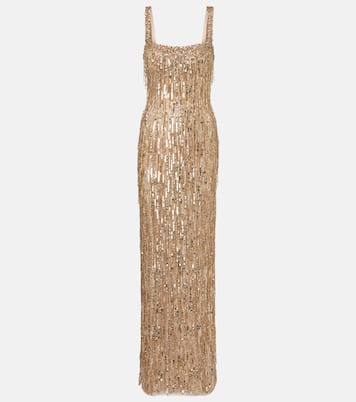 Vestido de fiesta Fleur con lentejuelas | Jenny Packham