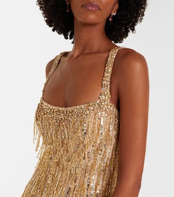 Vestido de fiesta Fleur con lentejuelas | Jenny Packham