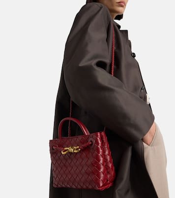 Andiamo Mini leather top-handle bag | Bottega Veneta