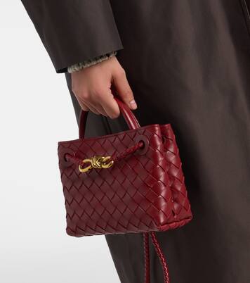Andiamo Mini leather top-handle bag | Bottega Veneta