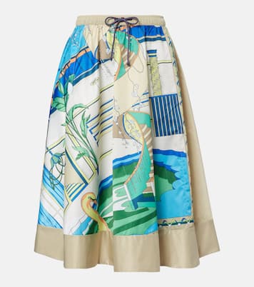 Bedruckter Midirock | Tory Burch
