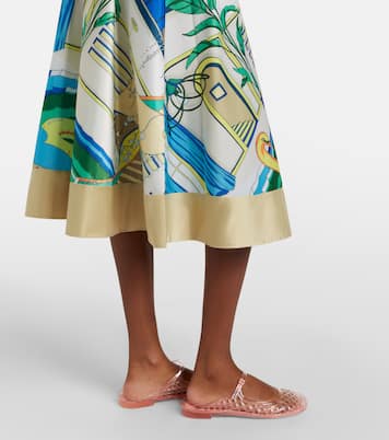 Bedruckter Midirock | Tory Burch