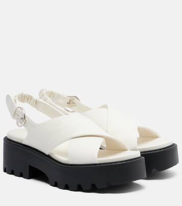 厚底露跟凉鞋 | Miu Miu