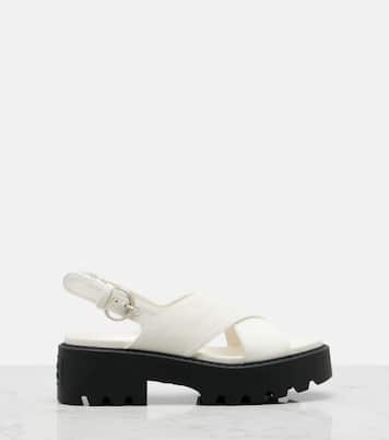 厚底露跟凉鞋 | Miu Miu