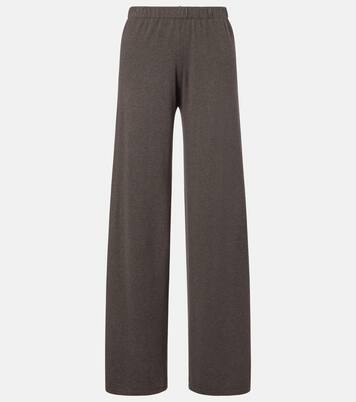 Aina cotton and cashmere wide-leg pants | Lisa Yang