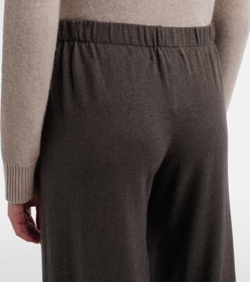 Aina cotton and cashmere wide-leg pants | Lisa Yang