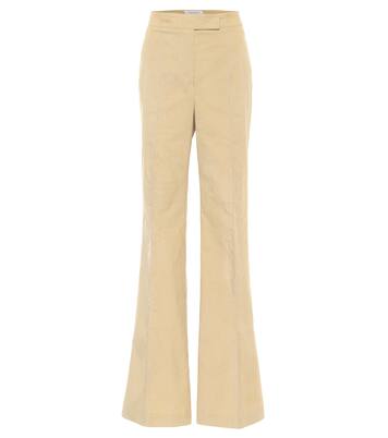 Pantalon évasé Leda à taille haute en coton | Gabriela Hearst