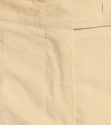 Pantalon évasé Leda à taille haute en coton | Gabriela Hearst